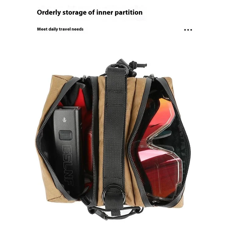 ESLNF 07CF0017 Borsa per telaio bici Borsa per tubo superiore MTB Borsa per sella bicicletta da strada con tracolla