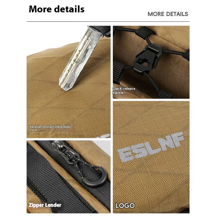 ESLNF 07CF0017 Borsa per telaio bici Borsa per tubo superiore MTB Borsa per sella bicicletta da strada con tracolla