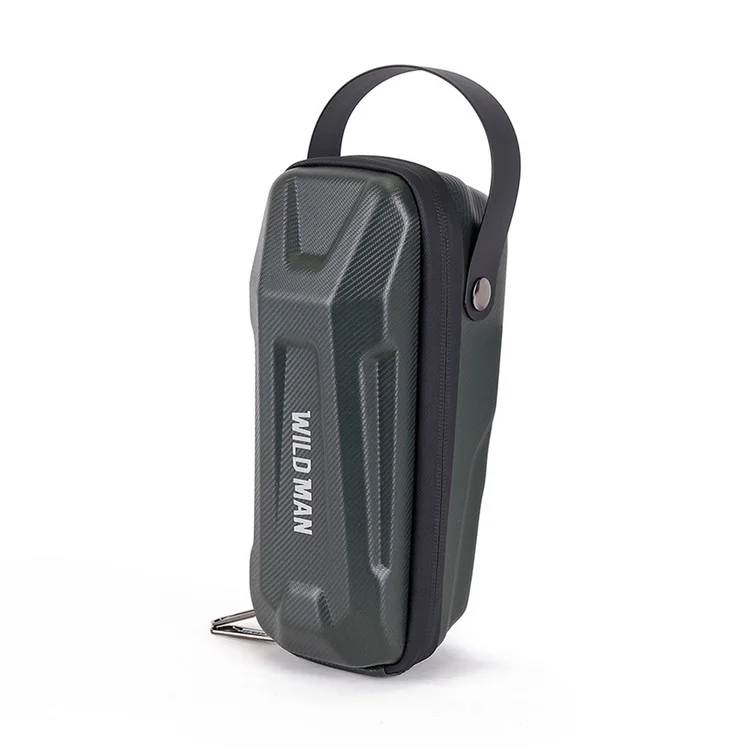 WILD MAN GD99X 1L Elektroroller EVA Hartschalen-Schnellverschluss-Lenkertasche für Falt-E-Bike, Größe S - Armeegrün