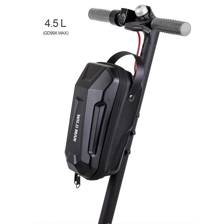 WILD MAN GD99X 1L Elektroroller EVA Hartschalen-Schnellverschluss-Lenkertasche für Falt-E-Bike, Größe S - Armeegrün