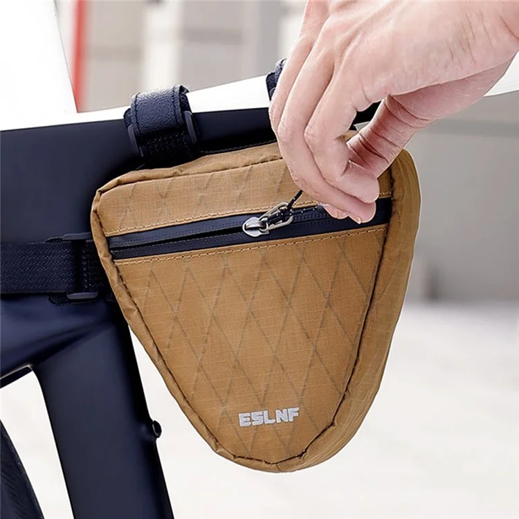 ESLNF 07CG0005 Borsa triangolare anteriore per bici da montagna 0,9L Borsa impermeabile per ciclismo