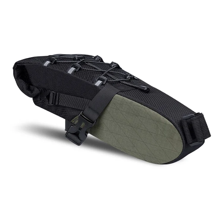 ENLEE Outdoor Fahrrad-Gepäcktasche Multifunktional 5,8L Große Kapazität Wasserdicht Fahrrad-Rücktasche - Grün