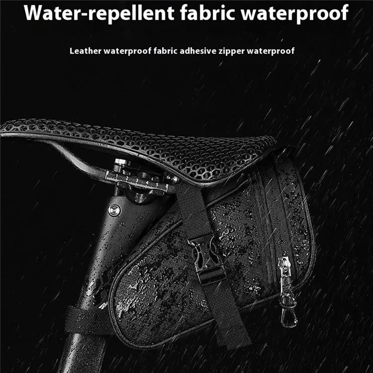 YIQUAN 07CI0015 Waterproof Bike Saddle Bag for Mountain Road Cycling Reflective Bicycle Seat Pack