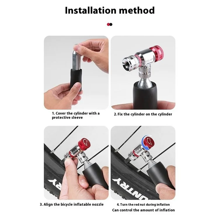 ESLNF 07CI0012 Cycling Equipment Riding Saddle Bag Bike Tool Kit Mini Tail Bag with Valve - Silver