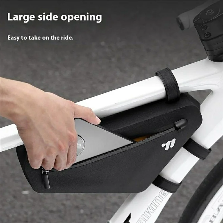 WEST BIKING YP0707402 Bicycle Front Frame Triangle Bag Waterproof Mountain Bike Cycling Storage Pouch