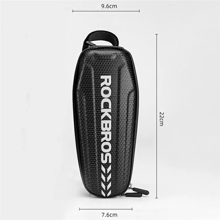 ROCKBROS B60 Bike Frame Bag 1L Waterproof Mountain Road Bicycle Top Tube Hardshell Storage Bag