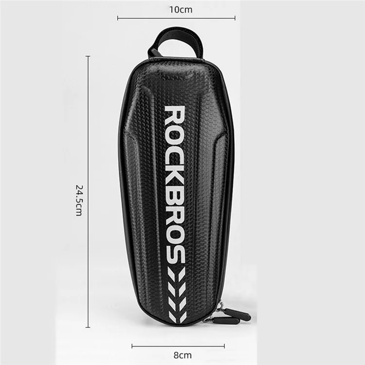 ROCKBROS B61 Bike Frame Bag 1.5L Waterproof Mountain Road Bicycle Top Tube Hardshell Storage Bag