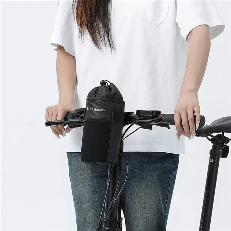 WEST BIKING YP0707407 Folding Bike Balance Bike Water Bottle Bag Handlebar Seat Post Insulated Bottle Storage Bag