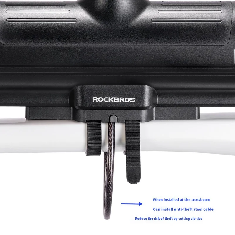 ROCKBROS 30120125 89111 Caixa de Armazenamento de Chave com Senha para Bicicleta de Estrada de Montanha Capa Rígida Antifurto de ABS - Preto