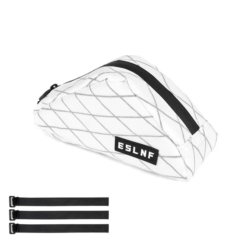 ESLNF Bicycle Mini Triangle Saddle Bag Mountain Road Bike Nylon Polyester Top Tube Storage Pack