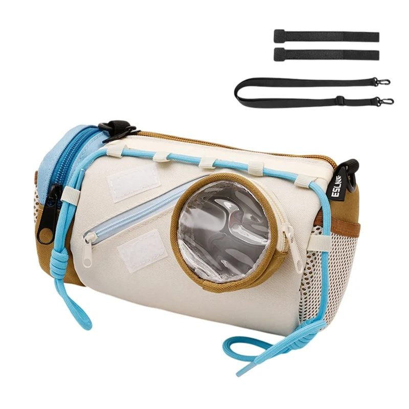 ESLNF 07CD0043 Bicycle Front Bag Cartoon Design 2L Mountain Road Bike Storage Pouch - Style A