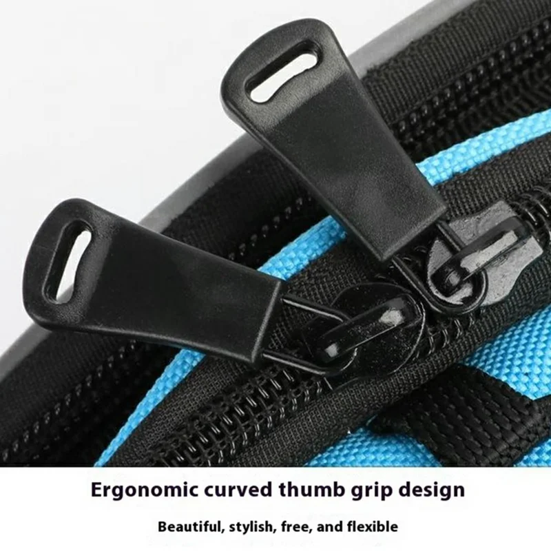 13L Large Capacity Bike Rack Bag 600D Polyester Bicycle Rear Seat Bag with Shoulder Strap Cycling Backseat Bag - Blue+Grey