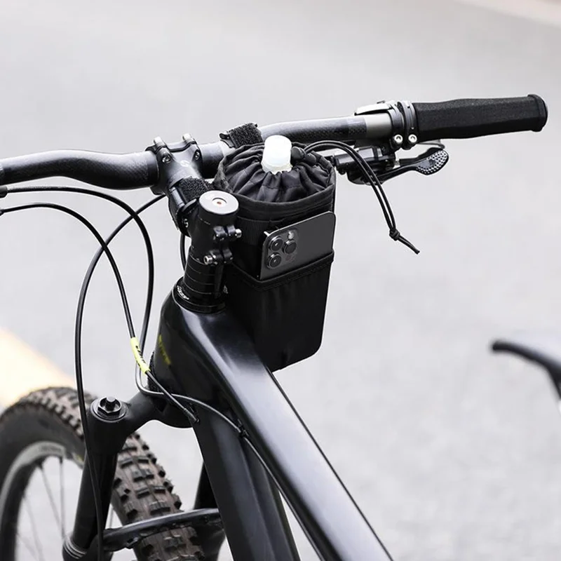 RHINOWALK PK9100 Borsa per manubrio per bicicletta Borsetta per bici da strada e mountain bike Portaborraccia