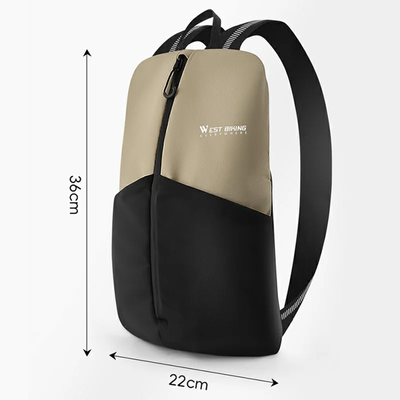 WEST BIKING YP0707416 Lightweight Backpack for Outdoor Cycling Reflective Portable Shoulder Pack - Pink