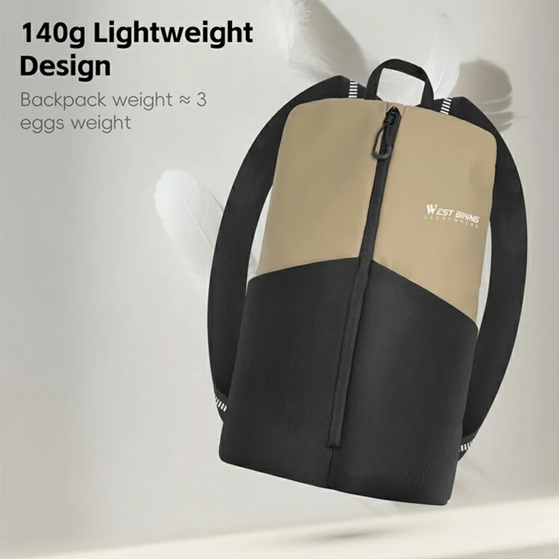 WEST BIKING YP0707416 Lightweight Backpack for Outdoor Cycling Reflective Portable Shoulder Pack - Pink