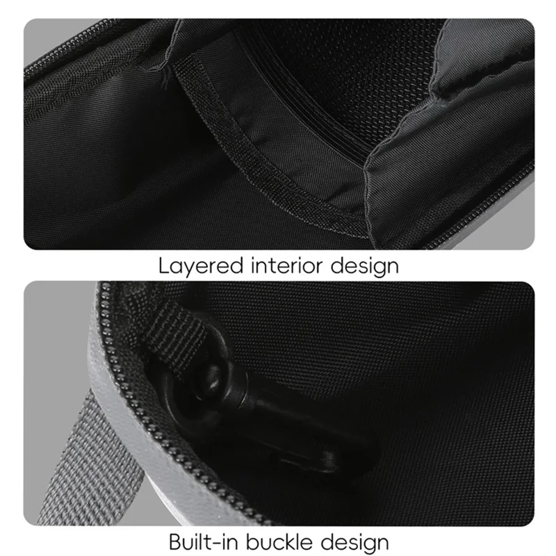 WEST BIKING YP0707410 Borsa Portabottiglie Pieghevole per Bicicletta Scooter Sacchetto di Stoccaggio per Tubo Anteriore con Sgancio Rapido