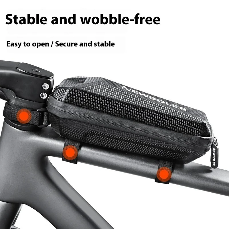NEWBOLER BIKF-BAG844 Bicycle Top Tube Bag Waterproof EVA Hard Shell Large Capacity Cycling Pack