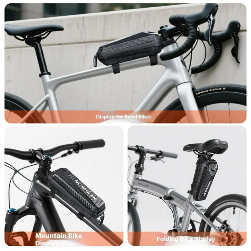 NEWBOLER BIKF-BAG844 Bicycle Top Tube Bag Waterproof EVA Hard Shell Large Capacity Cycling Pack
