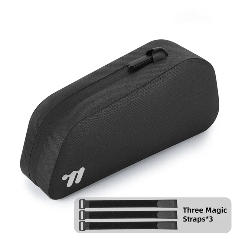 WEST BIKING YP0707425 Bicycle Front Frame Bag TPU Waterproof Cycling Storage Bag for Mountain Road Bike - Black