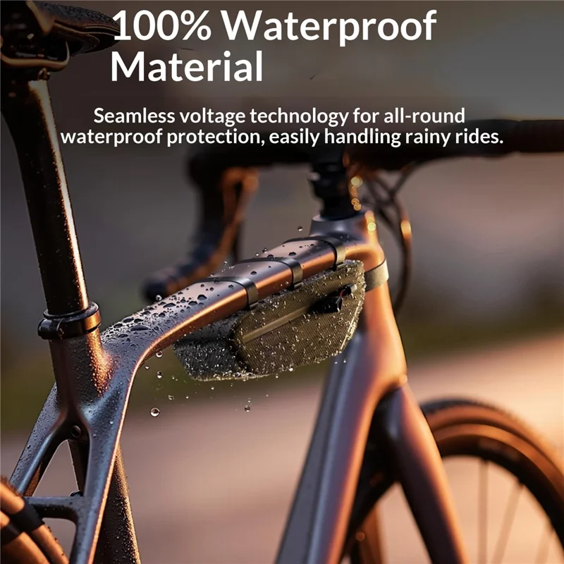 ENLEE STP-01T 1.8L Bicycle Waterproof Top Tube Bag Large Capacity Road Bike Triangle Frame Tool Bag