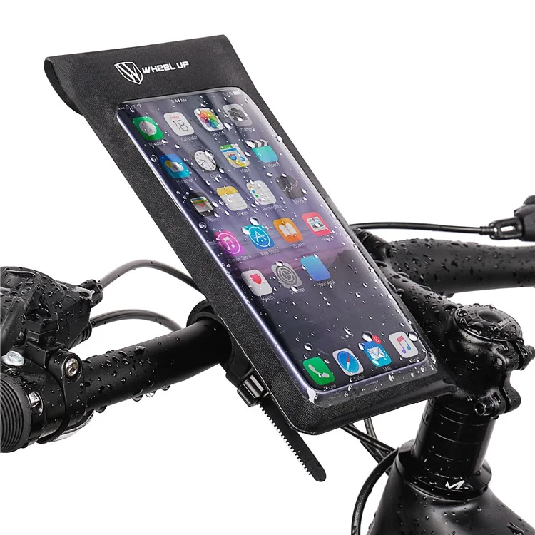 Bolsa de Guidão de Bicicleta Impermeável com Suporte para Telefone WHEEL UP