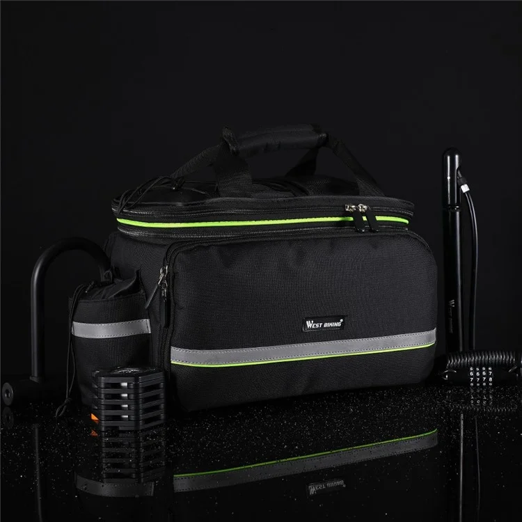 WEST BIKING Bolsa de Sillín Multifunción para Ciclismo, Bolsa de Sillín para Bicicleta de Montaña, Equipo de Equitación