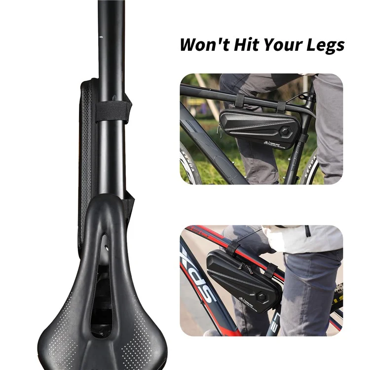 WEST BIKING Reflective Bicycle Seat Tube Bag Waterproof MTB Road Cycling Storage Bag