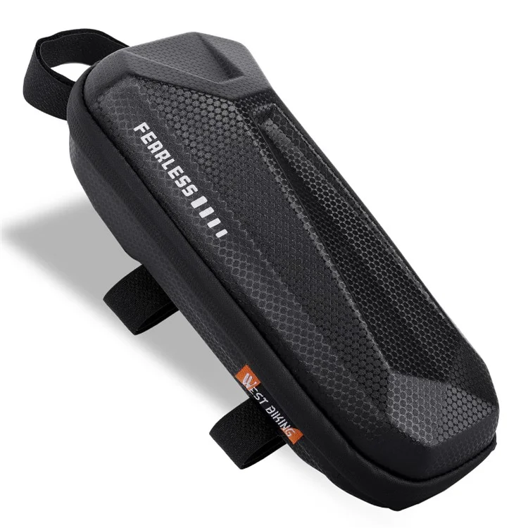 WEST BIKING YP0707255 1.5L Bicycle Hard Shell Bag EVA Waterproof Front Bag Front Top Tube Cycling Pouch