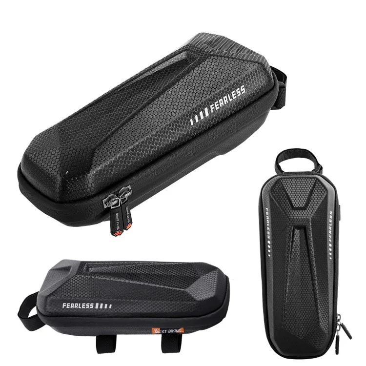 WEST BIKING YP0707255 1.5L Bicycle Hard Shell Bag EVA Waterproof Front Bag Front Top Tube Cycling Pouch
