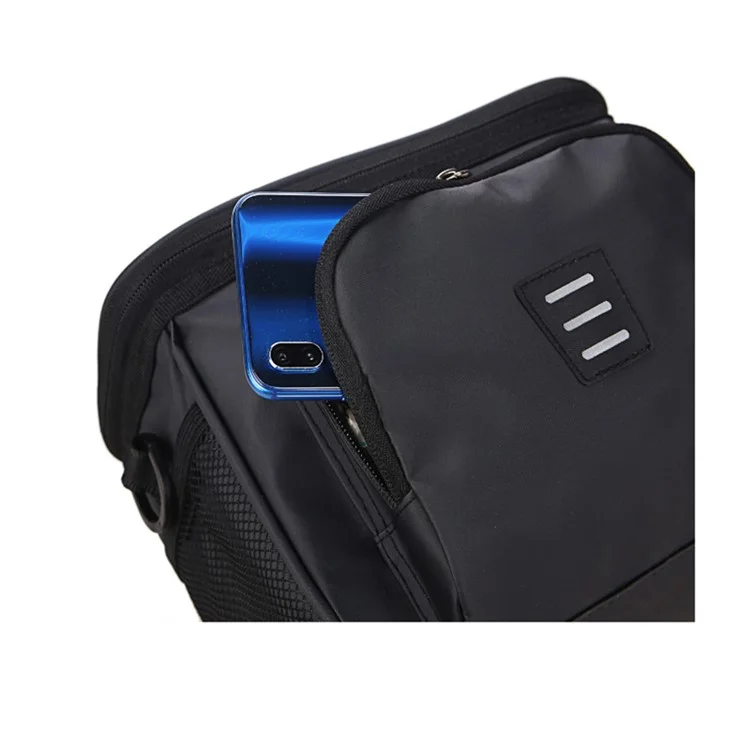 5L PVC Bike Waterproof Storage Bag Touch Screen Phone Pocket Insulation Bicycle Handlebar Front Bag