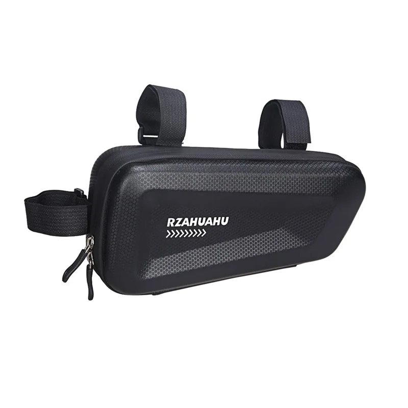 RZAHUAHU Bicycle Front Frame Hard Shell Bag Cycling Bike Waterproof Phone Tools Storage Bag