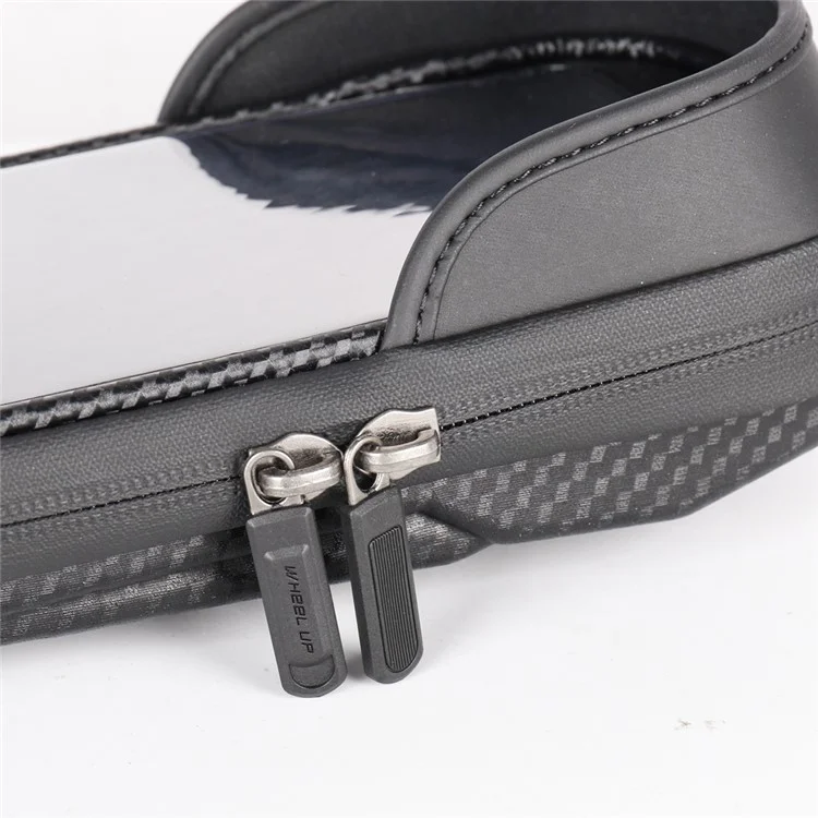 WHEEL UP B37 Waterproof Bicycle Frame Bag Rotary Front Top Tube Bag Mobile Phone Holder