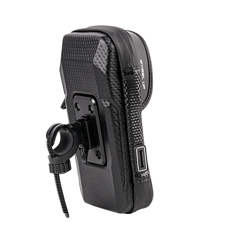WHEEL UP B37 Waterproof Bicycle Frame Bag Rotary Front Top Tube Bag Mobile Phone Holder