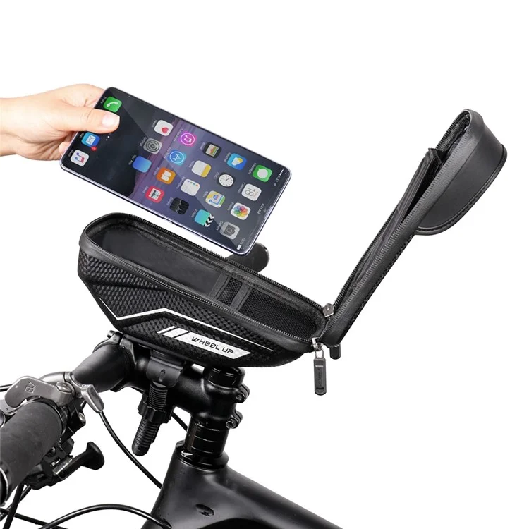 WHEEL UP G40 Waterproof Phone Pouch Bike Frame Bag Bicycle Top Tube Handlebar Bag