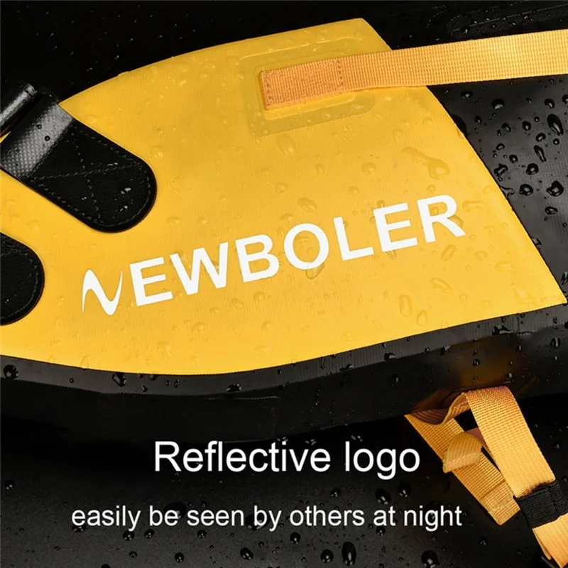 NEWBOLER PAC040 13L Bicycle Water Resistant Bike Saddle Bag Seat Bag Cycling Bag - Black
