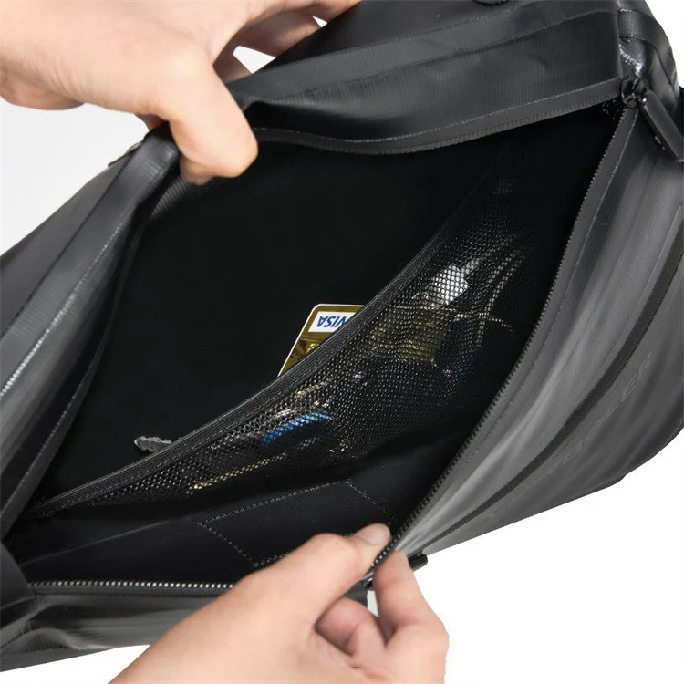 NEWBOLER SAC209 10L Sac de triangle de vélo Sac de tube avant de vélo Sac de cyclisme étanche