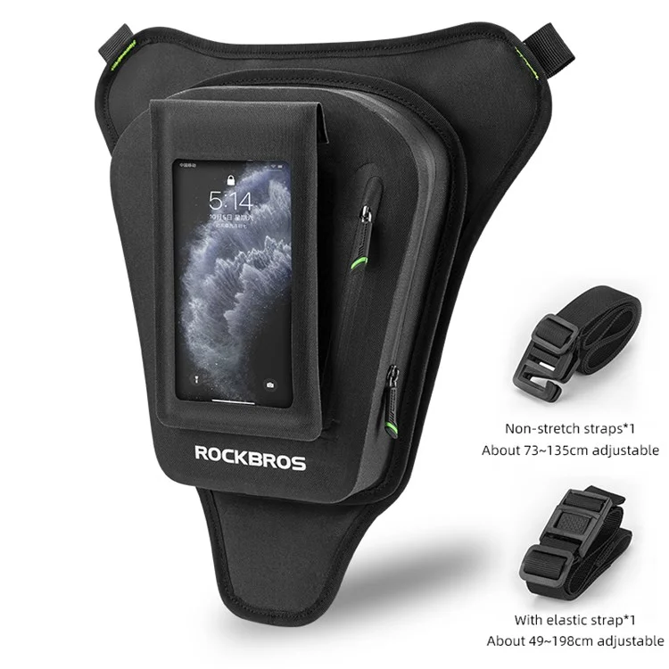 ROCKBROS AS-089 Bolsa Magnética para Tanque de Combustível de Motocicleta Bolsa à Prova d'Água para Telefone com Tela de Toque