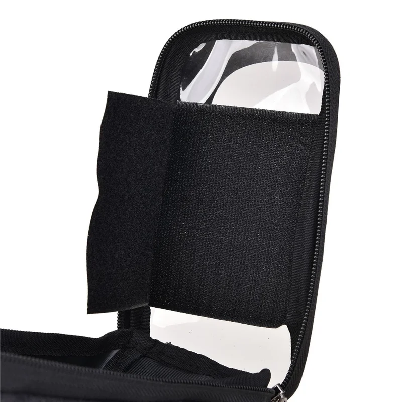 YSANAM YS-10B Bike Bicycle Bag Waterproof Bike Phone Storage Bag Front Frame Top Tube Handlebar Bag with Touch Screen Holder Case