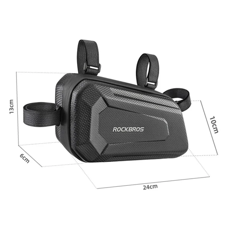 ROCKBROS CM300 Reflective Hard Shell Motorcycle Side Bag Waterproof Tool Bag - B106 / Right