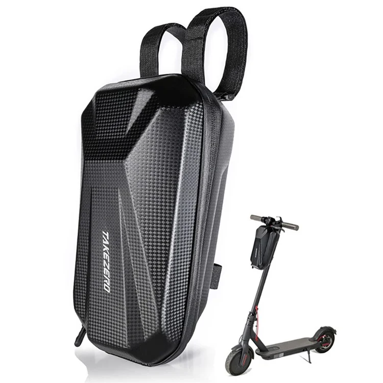 TAKEZERO T08 3L Electric Scooter Handlebar Storage Bag EVA+PU Electric Bike Front Pouch