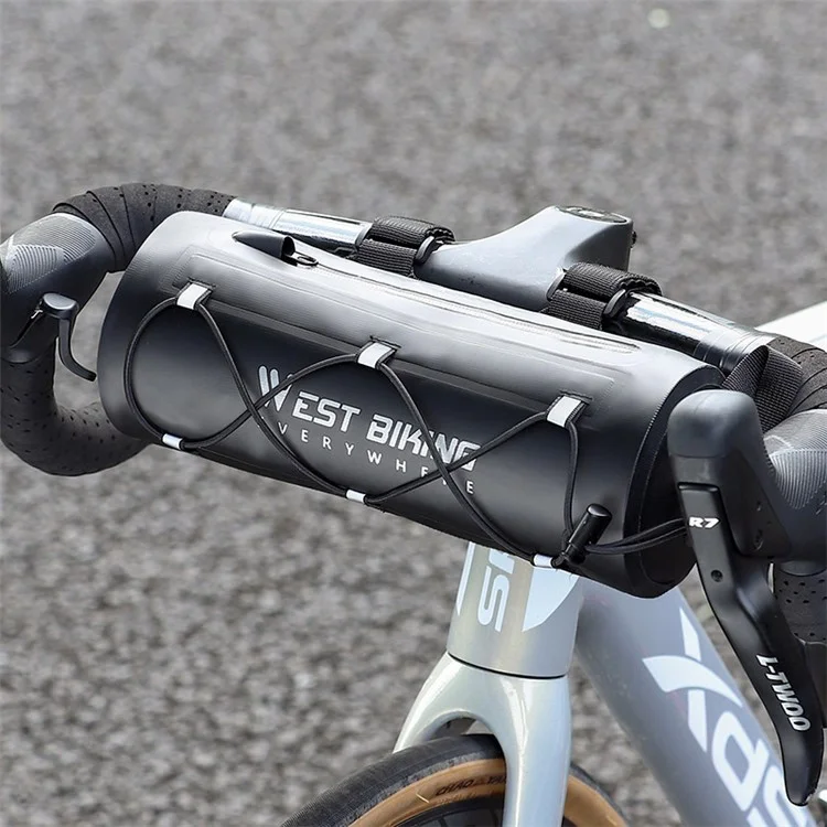 WEST BIKING YP0707326 Multifunctional 2L Large Capacity Bicycle Handlebar Bag Waterproof Bike Storage Pouch