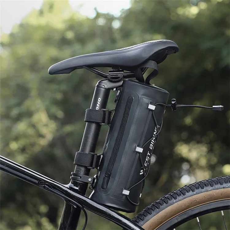 WEST BIKING YP0707326 Multifunctional 2L Large Capacity Bicycle Handlebar Bag Waterproof Bike Storage Pouch