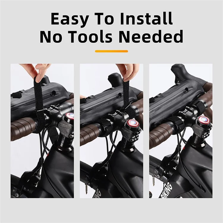 WEST BIKING YP0707326 Multifunctional 2L Large Capacity Bicycle Handlebar Bag Waterproof Bike Storage Pouch
