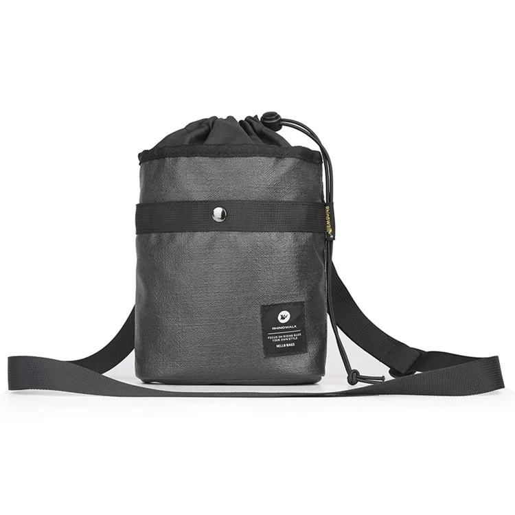 RHINOWALK RK24932 Bike Front Tube Bag Multifunction Polyester Cycling Bicycle Bag Shoulder Bag Storage Pouch - Black