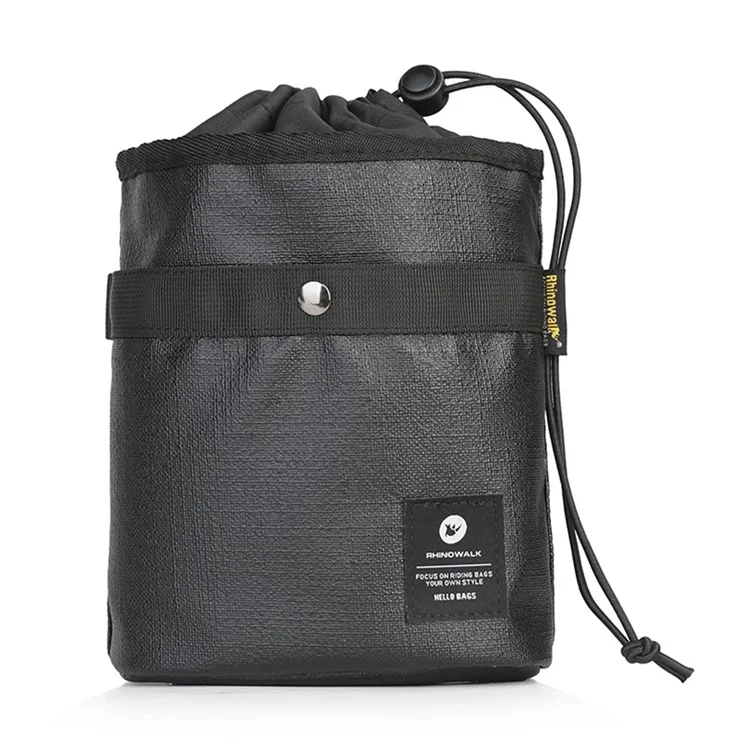 RHINOWALK RK24932 Bike Front Tube Bag Multifunction Polyester Cycling Bicycle Bag Shoulder Bag Storage Pouch - Black