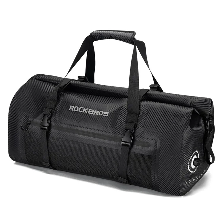ROCKBROS AS-118 60L Motorcycle Tail Pannier Pack Waterproof PVC Bike Rear Bag