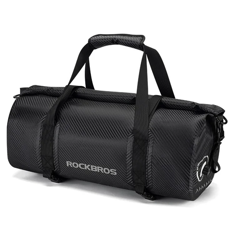 ROCKBROS AS-118 30L Waterproof PVC Bicycle Pannier Rear Pack Motorcycle Storage Bag