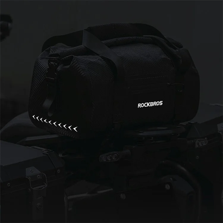 ROCKBROS AS-118 30L Waterproof PVC Bicycle Pannier Rear Pack Motorcycle Storage Bag
