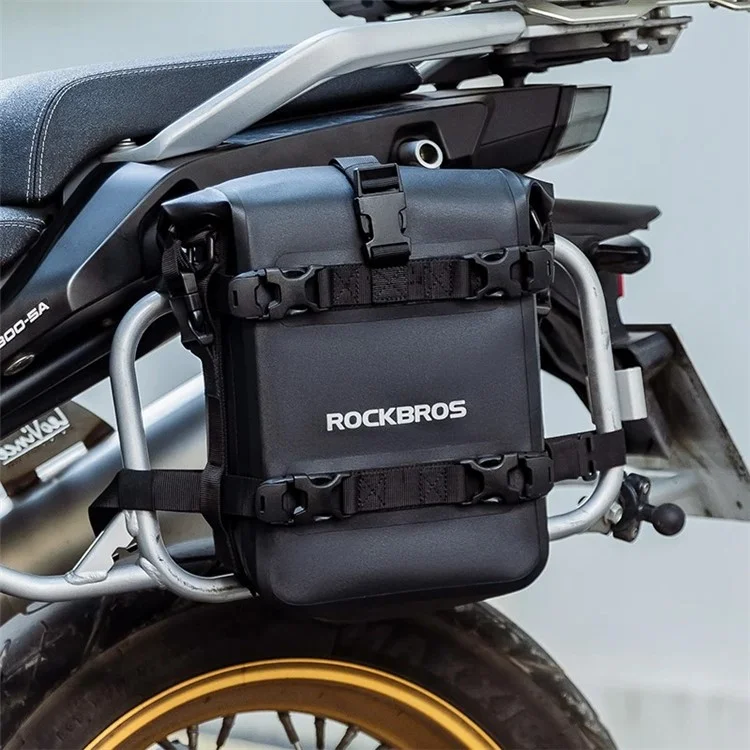 ROCKBROS AS-095 5L Große Motorrad-Tasche Motor Bike Bumper Side Bag Wasserdichter Schulterpack