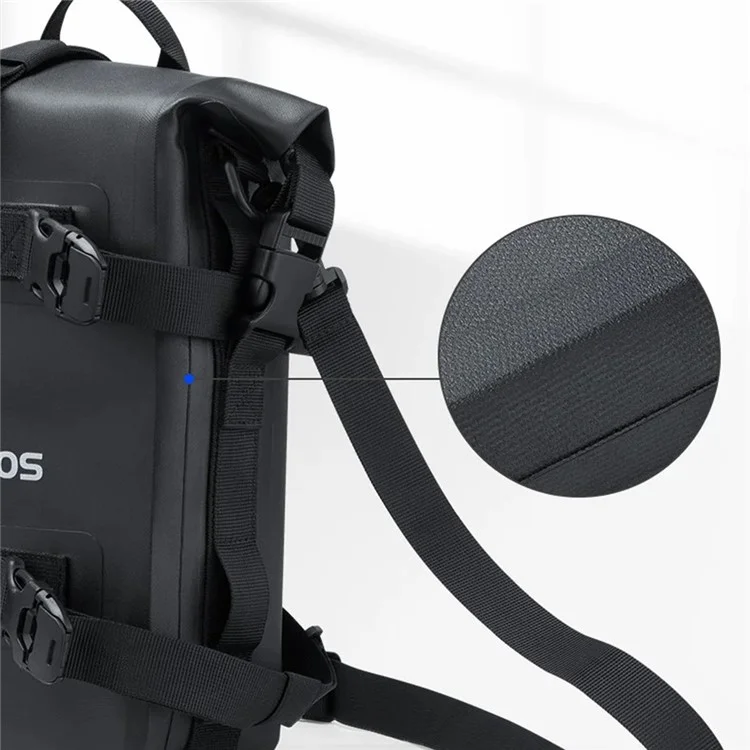 ROCKBROS AS-095 5L Große Motorrad-Tasche Motor Bike Bumper Side Bag Wasserdichter Schulterpack